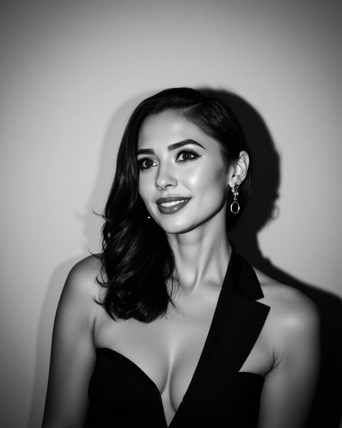 Studio-lit Glam Photo Booth portrait of guests at a corporate awards gala